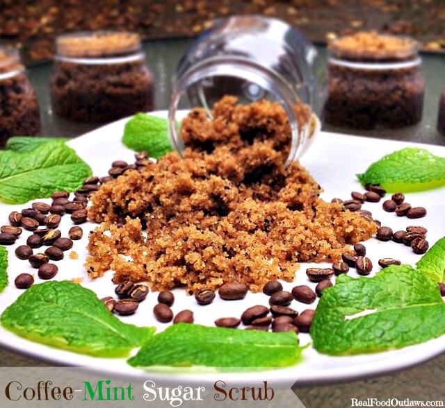 Coffee Mint Sugar Scrub