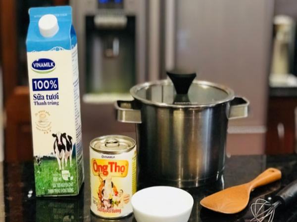 cách làm sữa chua uống: Nguyên liệu